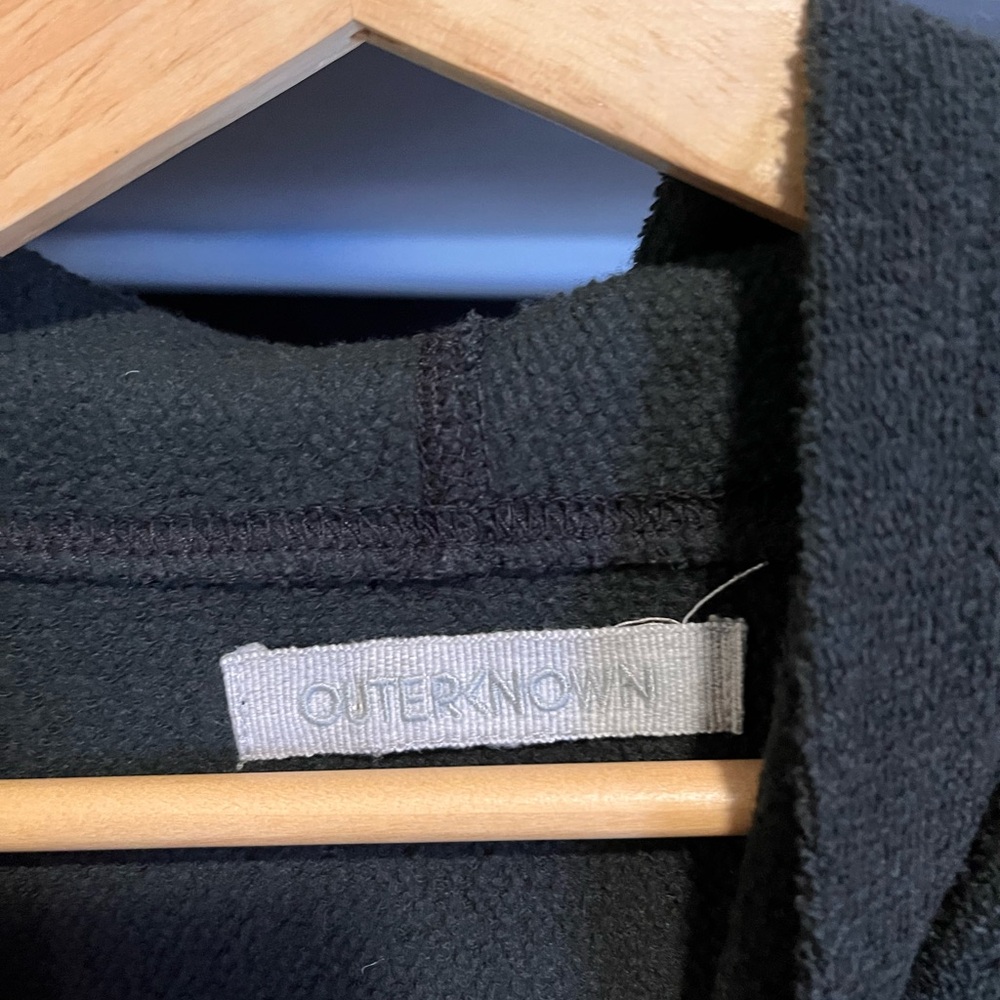 Outerknown Dark Gray Fleece Jacket - image 3